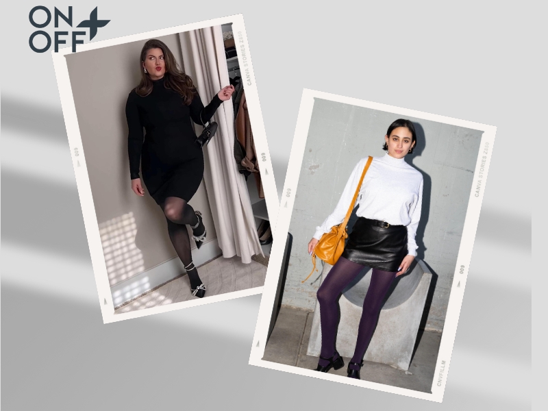 Chọn quần tất đen theo vóc dáng