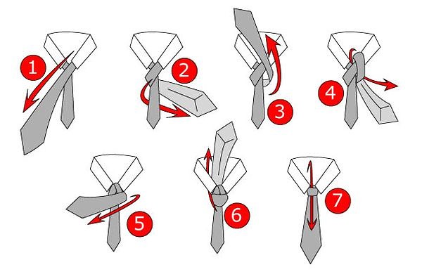 Thắt cà vạt kiểu Half Windsor