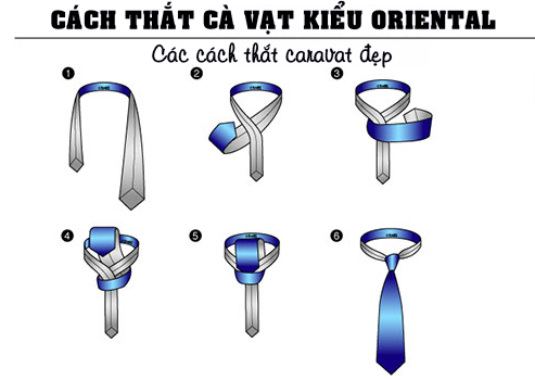 Thắt cà vạt kiểu Oriental