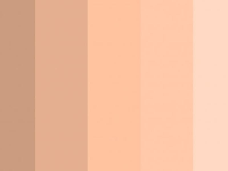 Các gam màu nude phổ biến