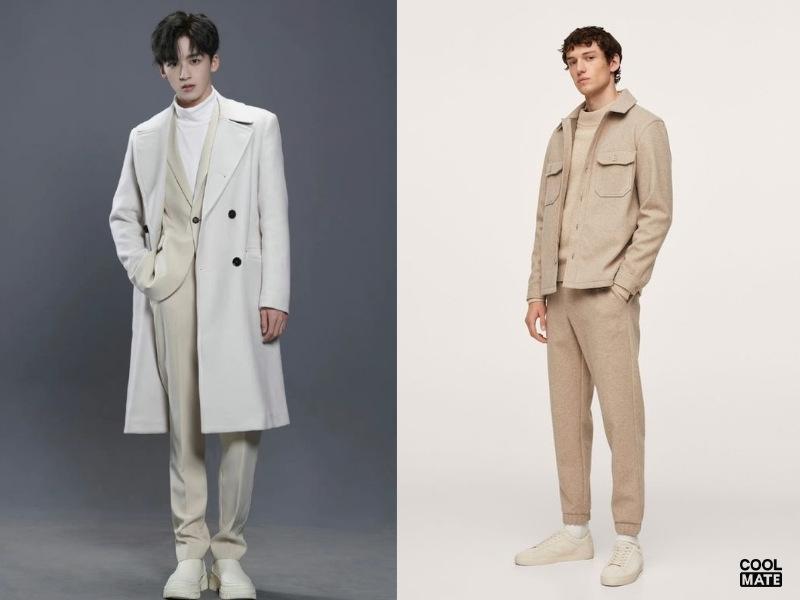 Cách phối đồ với màu nude