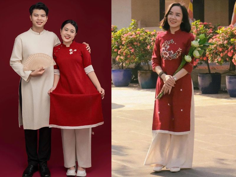 Áo dài Cô Cải Hà Nội