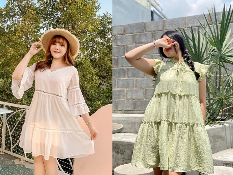 Váy babydoll đi đám cưới