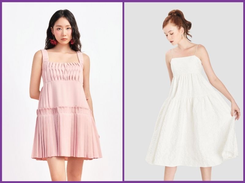 Váy babydoll 2 dây