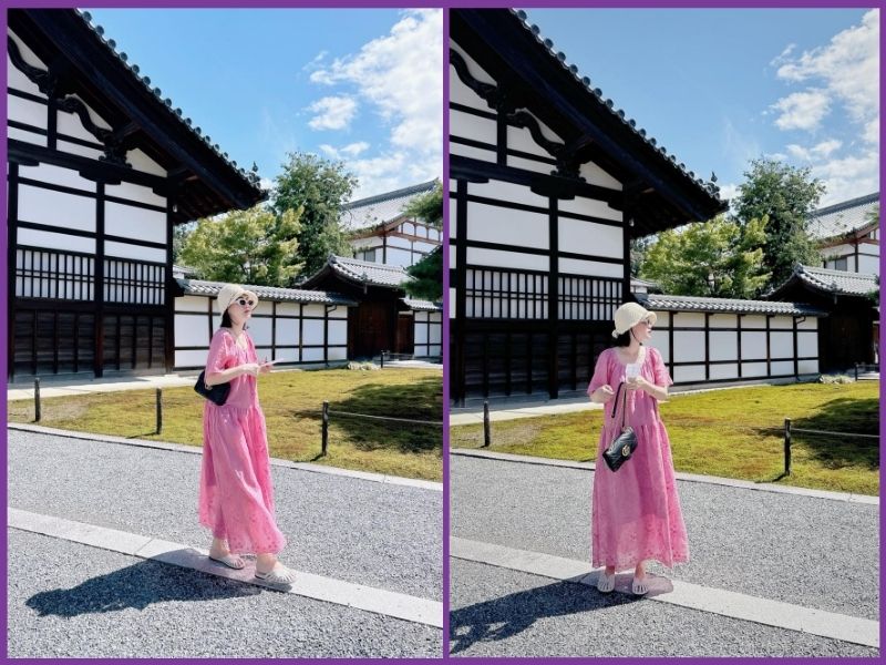 Babydoll phối dép sandal