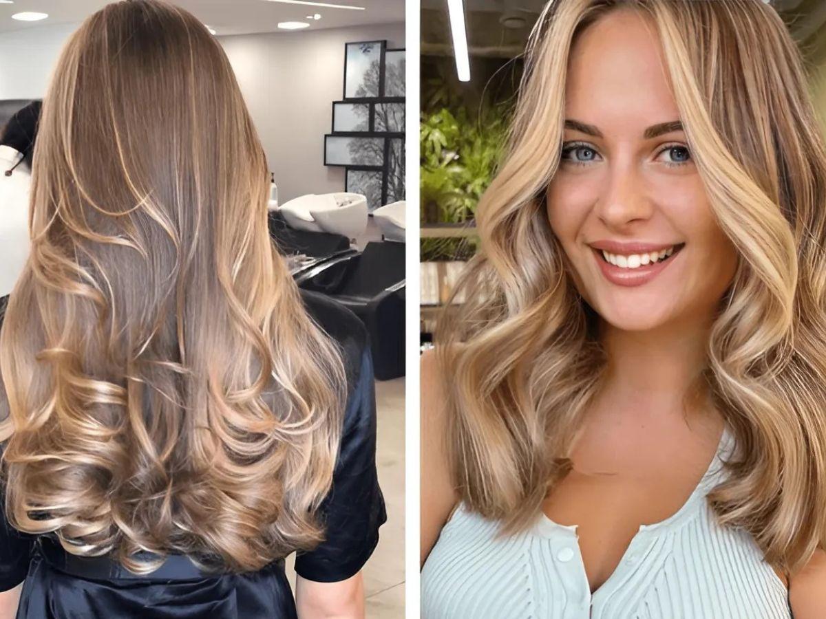 Chuẩn bị tóc trước khi búi