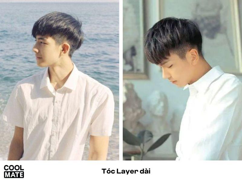 Tóc layer dài nam