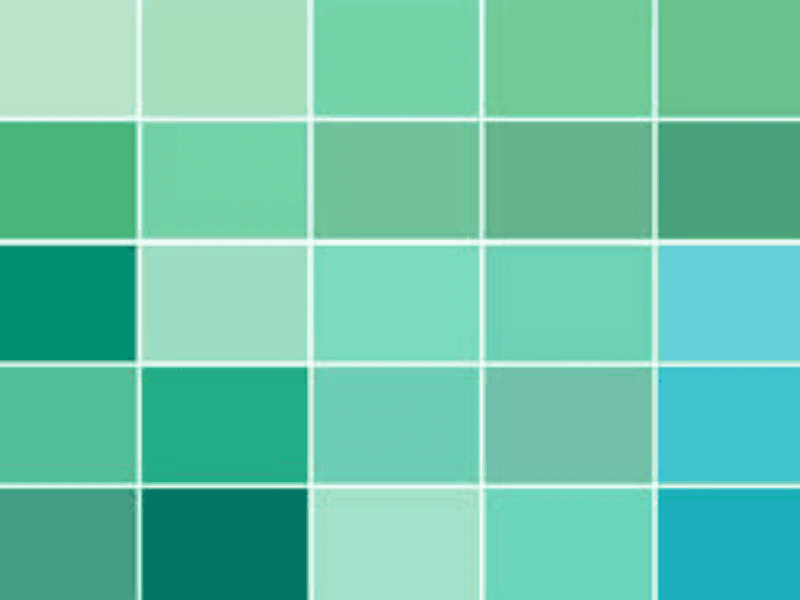 Sắc độ màu xanh ngọc bích