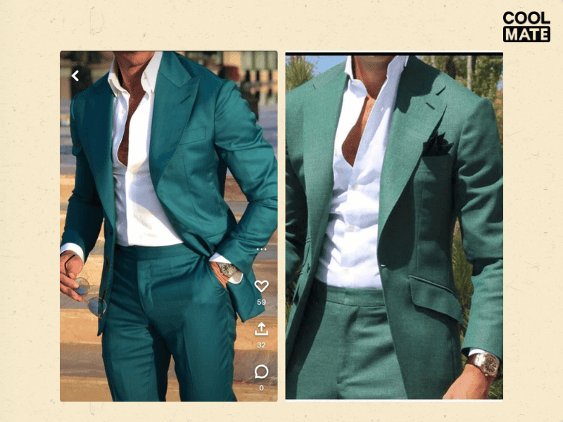 Vest xanh ngọc bích