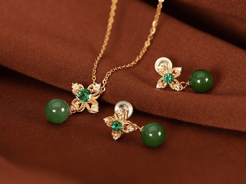 Xanh ngọc bích trong trang sức