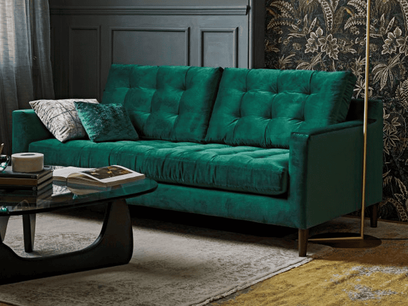 Màu xanh ngọc bích trong nội thất