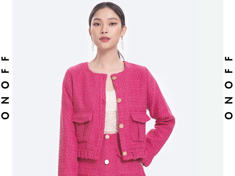 Áo khoác dạ tweed