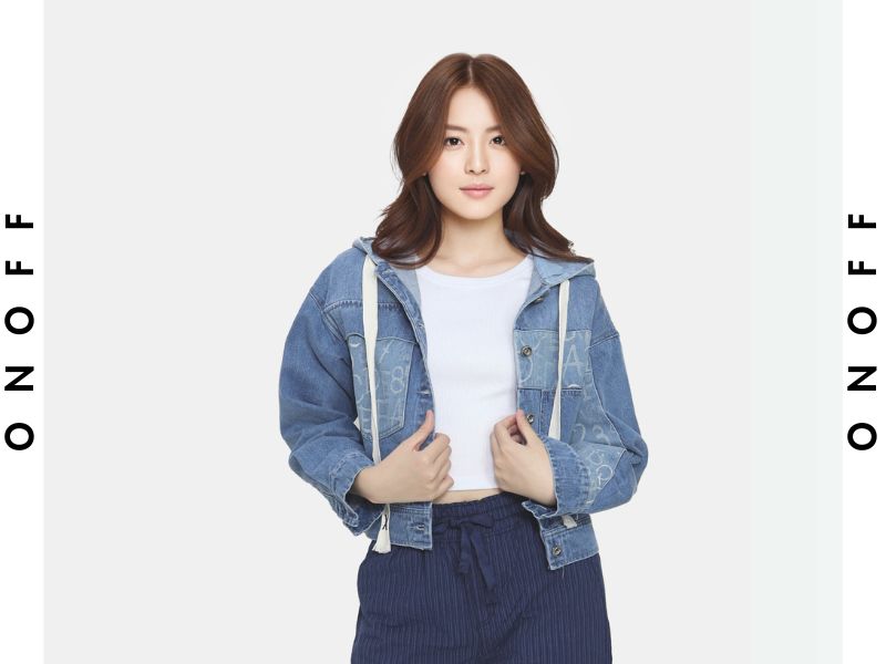 Áo khoác jean nữ