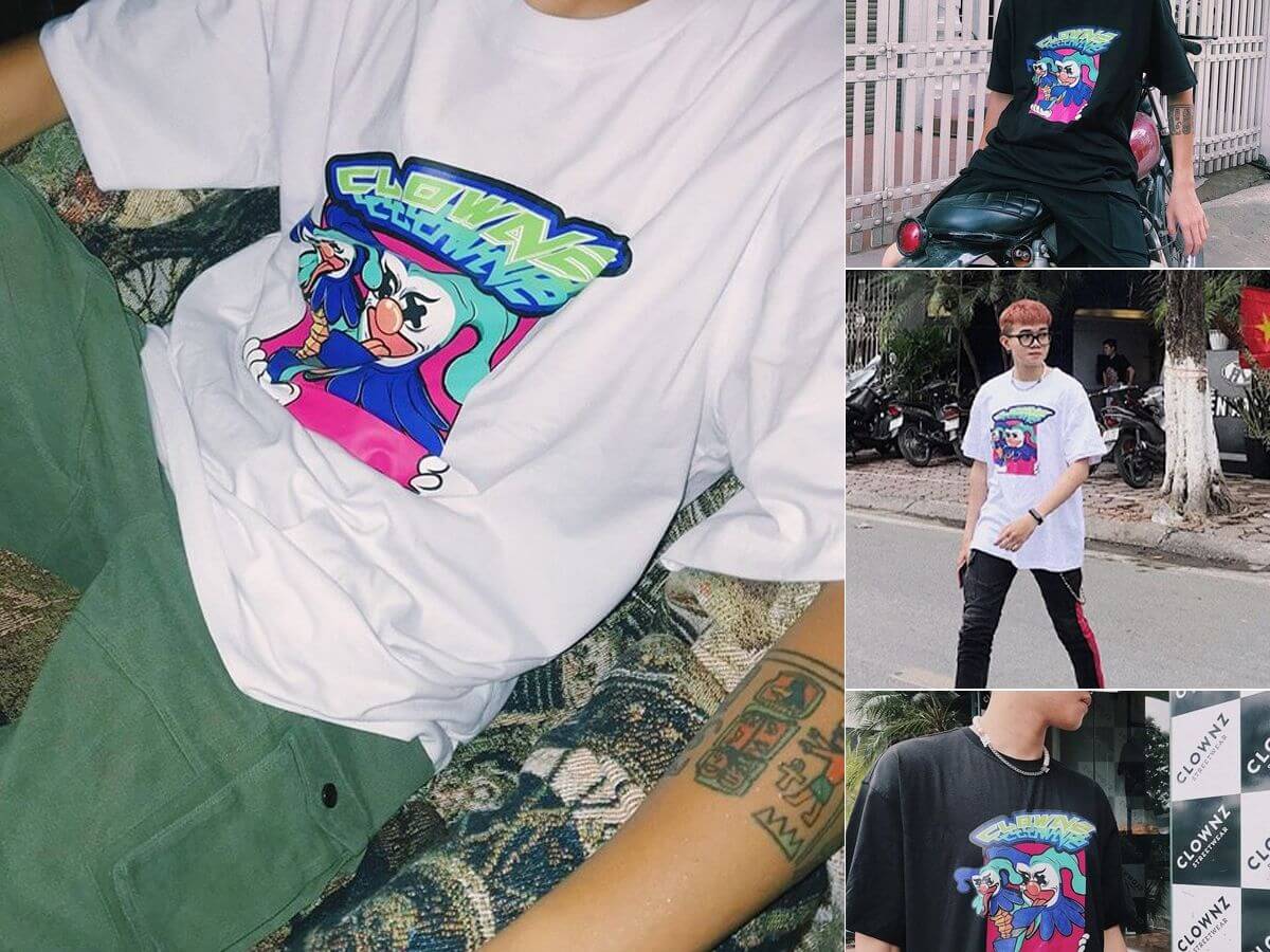Áo thun local brand ClownZ
